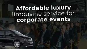 Limousine service for corporate events